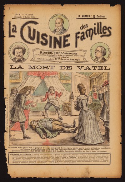 Décès du chef français François Vatel - French School