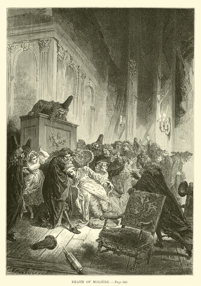 Mort de Molière - French School