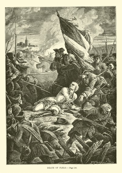 Mort de Plelo - French School