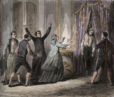 Mort de Louis Henri Joseph de Bourbon, prince de Condé (Louis VI Henri de Bourbon Condé) - Mort du prince de Condé (Louis VI Henri de Bourbon Condé) - French School