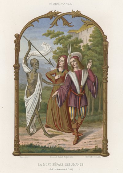 La mort sépare les amants - French School