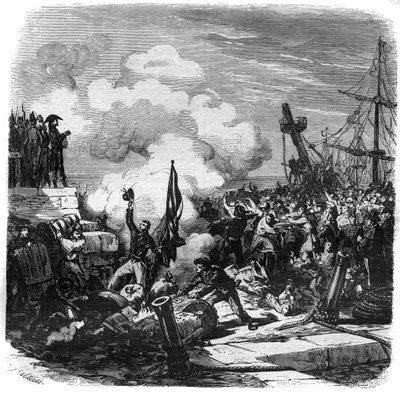 Déclaration du blocus continental initié par le décret de Berlin en novembre 1806 contre l