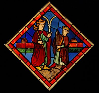 David et Saül, ex Sainte-Chapelle, Baie B - French School