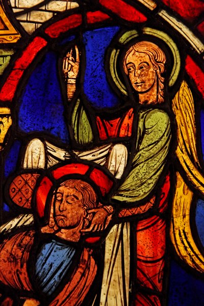 Saint Martin éclairé dans son sommeil par un ange? (ex Varennes-Jarcy - originellement de l