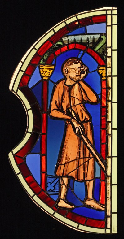 Samson aveugle, ex Sainte-Chapelle, Baie K - French School