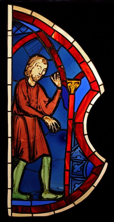 Samson aveugle, ex Sainte-Chapelle, Baie K - French School