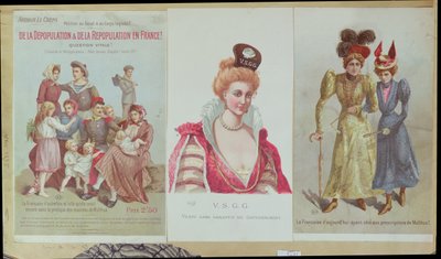 Dépopulation et Repeuplement en France, livret par Arthur Le Creps contre le malthusianisme, 1895 - French School