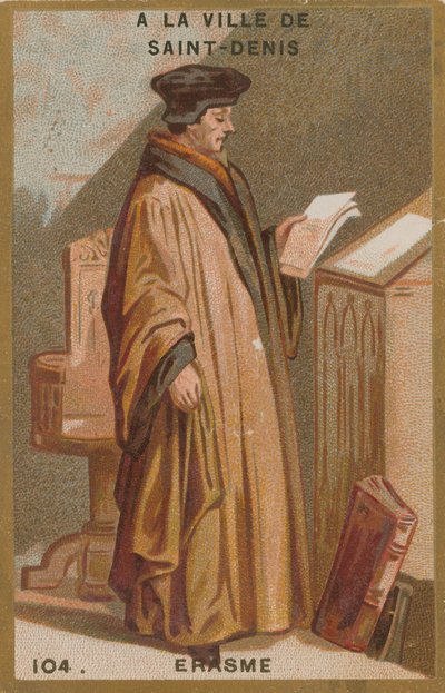 Érasme, érudit et théologien néerlandais des 15ème et 16ème siècles - French School