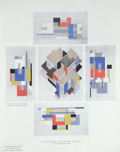 Design pour un hôtel particulier, illustration dans 