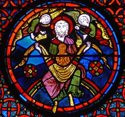 (détail) la parabole de Lazare et du riche : Lazare dans le sein d