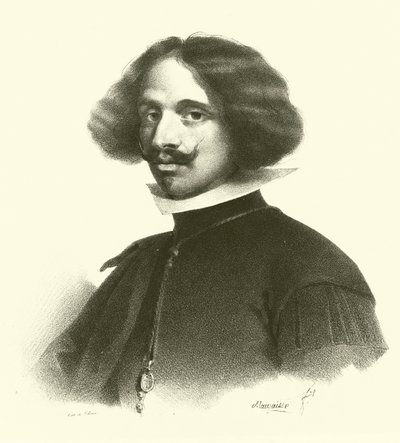 Diego Rodriguez de Silva y Velazquez, portrait - French School