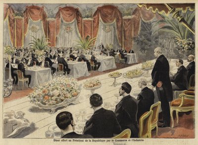 Dîner pour les dirigeants du commerce et de l