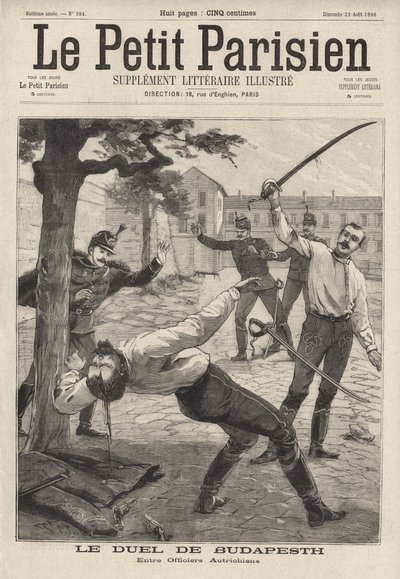 Duel entre deux officiers de l