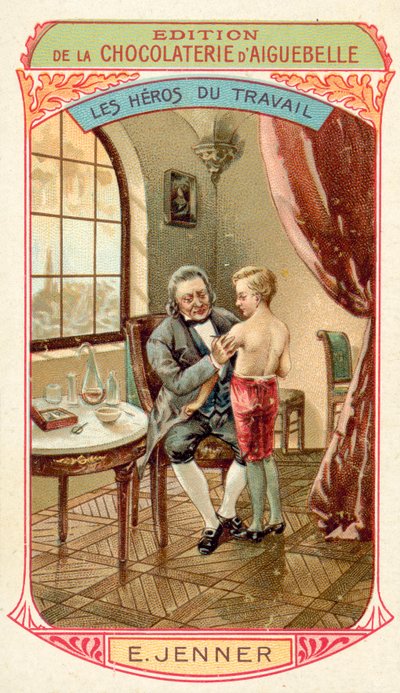 Edward Jenner, médecin et scientifique anglais qui a découvert un vaccin contre la variole - French School