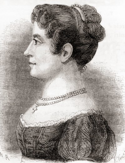 Élisa Garnerin, des Merveilles de la Science, publié vers 1870 - French School