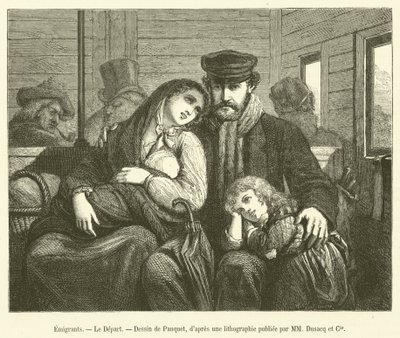 Émigrants, Le Départ - French School