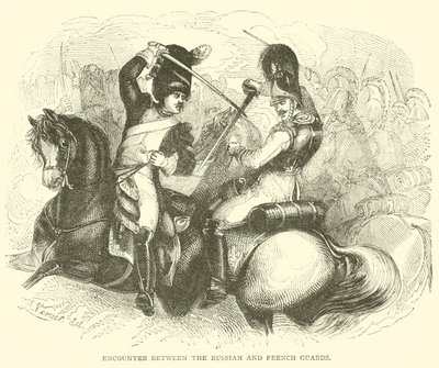 Rencontre entre les Gardes russes et françaises - French School