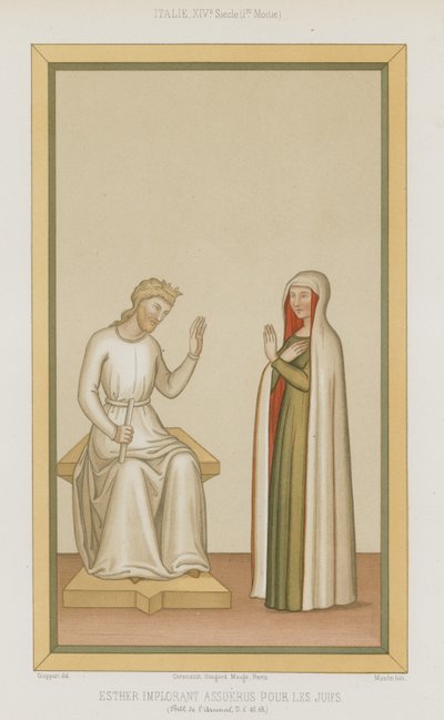 Esther plaidant auprès d