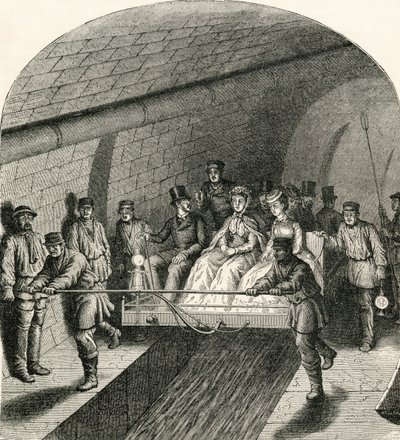 Excursion dans les égouts de Paris, de 