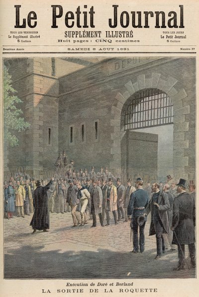 Exécution de Dore et Berland : Départ de La Roquette, de 