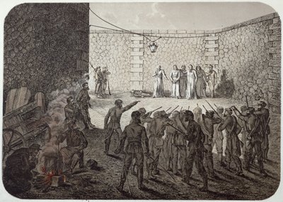 Exécution des otages pendant la Commune, 1871 - French School