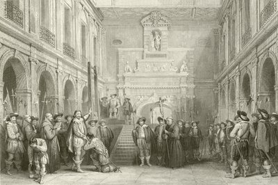 Exécution de Montmorenci dans la cour de l