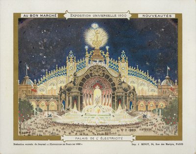 Exposition Universelle 1900 Électricité - French School