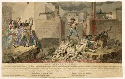 Extrait de Les Formes Acerbes, pub. 13 mai 1795 - French School