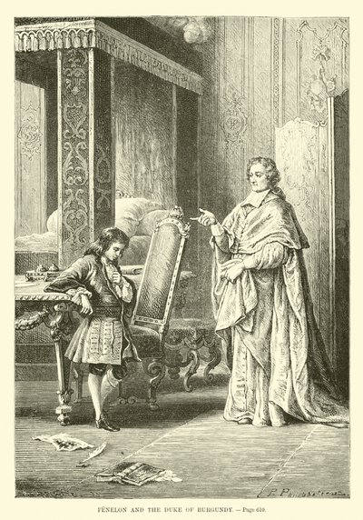 Fénelon et le duc de Bourgogne - French School