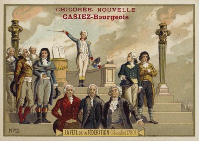 Fête de la Fédération, Révolution française, 14 juillet 1790 - French School