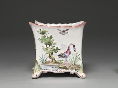 Contenant de fleurs, fabriqué par la Manufacture de Sceaux, vers 1765 - French School