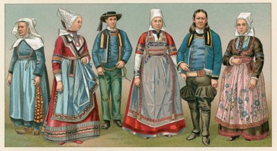 Costume de France - French School