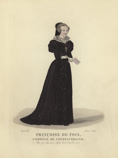 Françoise de Foix, comtesse de Chateaubriand - French School