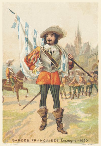 Gardes françaises, Enseigne en 1630 (Régiment d