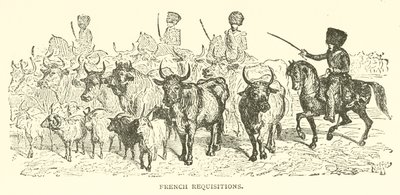 Réquisitions françaises (gravure) - French School