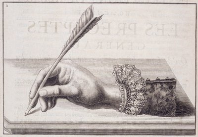 Calligraphie française : « L