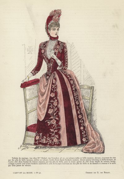 Planche de mode française, 1885-86 - French School