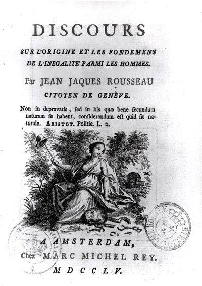 Frontispice du Discours sur l