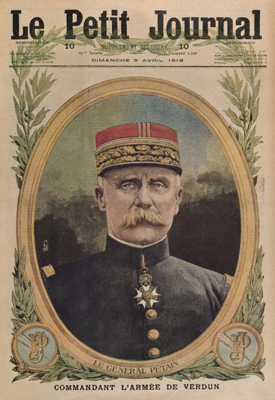 Général Pétain commandant l