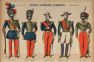 Généraux et officiers supérieurs de l