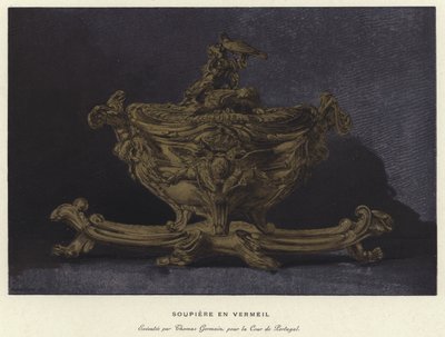 Soupière dorée - French School
