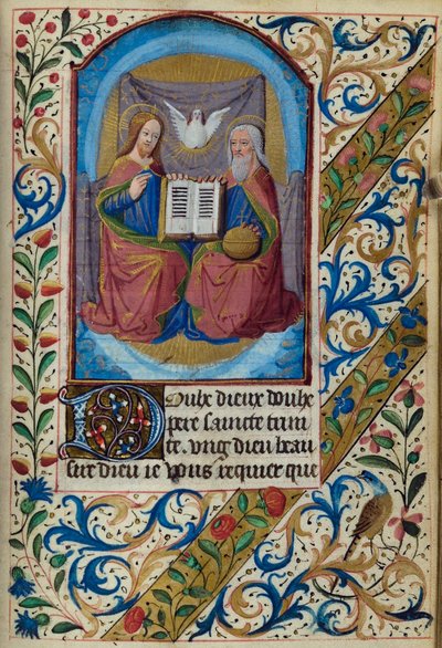 H/L-3-3 fol. 153r Sainte Trinité, du Livre d