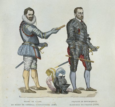 Henri de Guise (1549-88) et François de Montmorency (1530-79), d