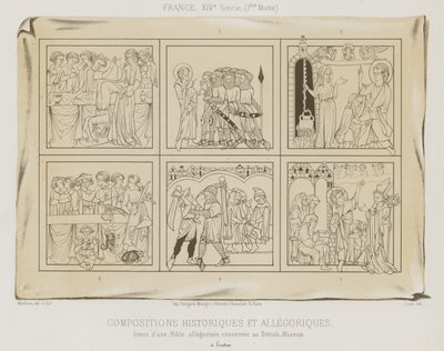 Compositions historiques et allégoriques - French School