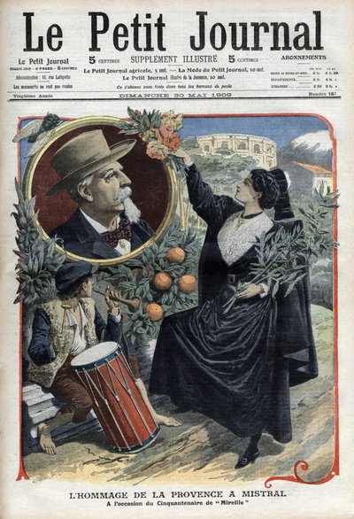 Hommage de la Provence à Frédéric Mistral, à l