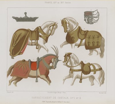 Harnais de cheval - French School