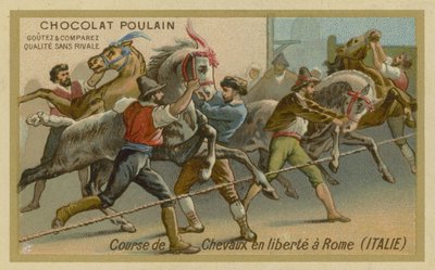 Courses de chevaux à Rome - French School