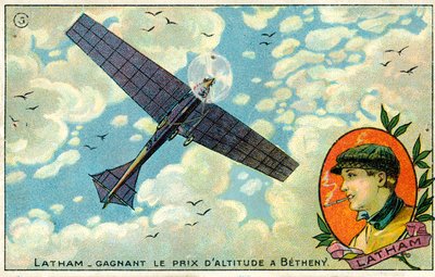 Hubert Latham remportant le prix d