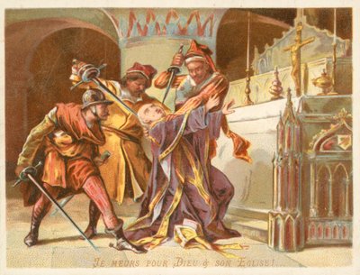 Je meurs pour Dieu et son église - French School