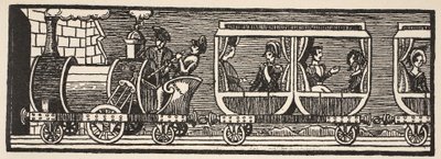 Inauguration du chemin de fer entre Paris et Orléans, 3 mai 1843, copie par Boris Mestchersky, illustration de Histoire de la Nation Française, Sciences, Volumes I & II, par Gabriel Hanotaux - French School